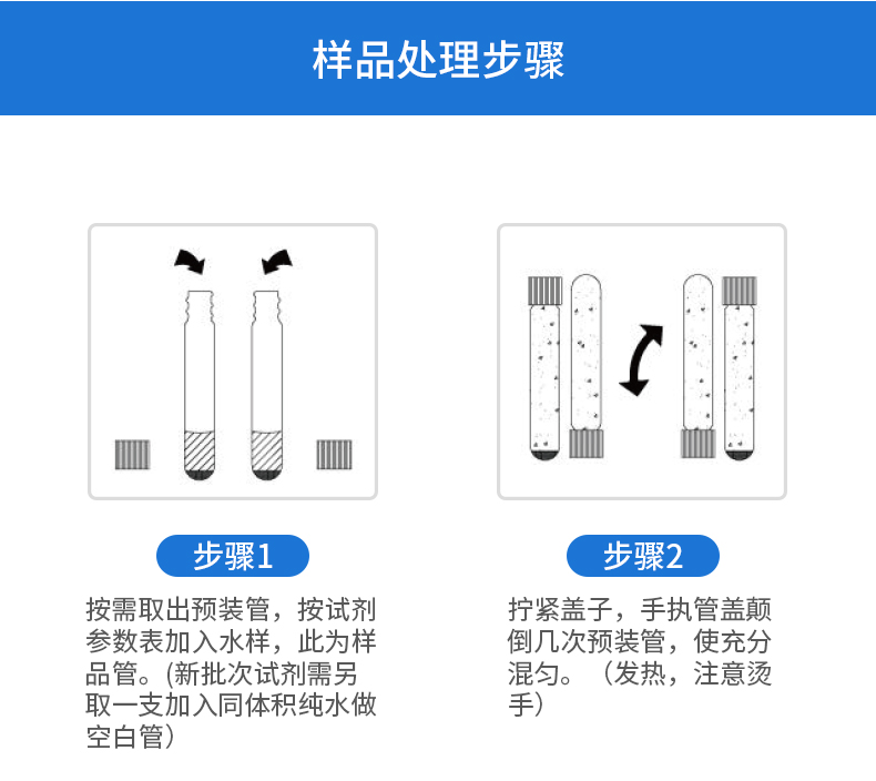 COD預(yù)裝管樣品處理步驟1